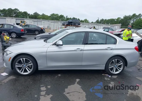2017 BMW 330I из США, поврежденный, VIN WBA8B9G31HNU52441